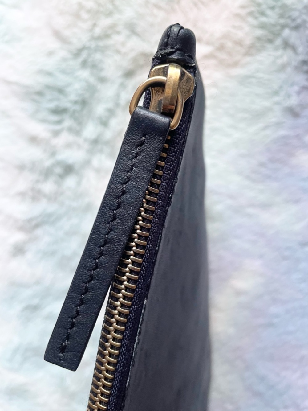 Celine Black Leather Pouch - Picture 7 of 10